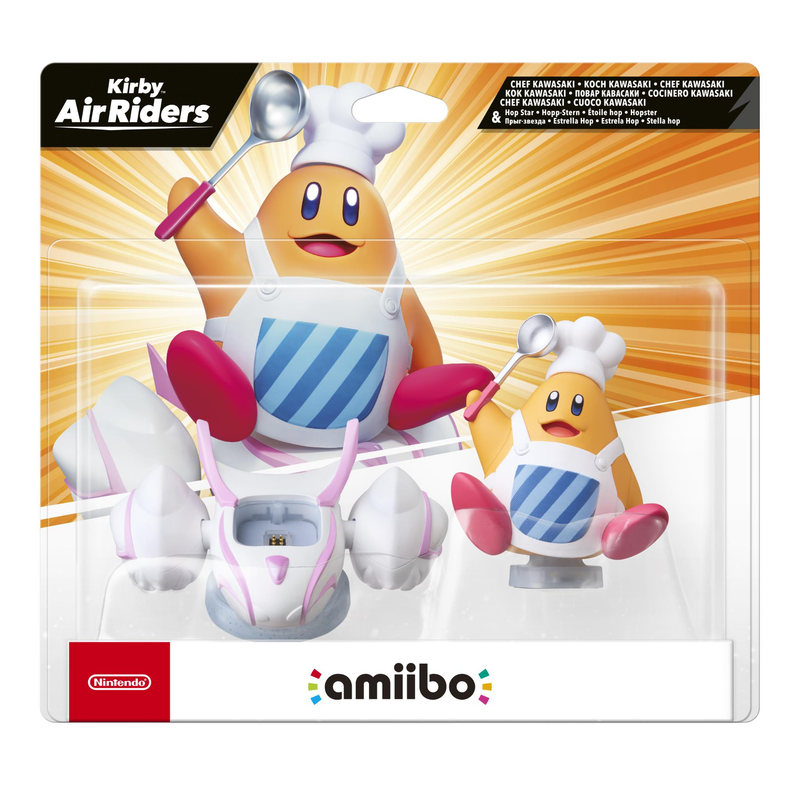 amiibo Kirby Air Riders Chef Kawasaki & Hop Star