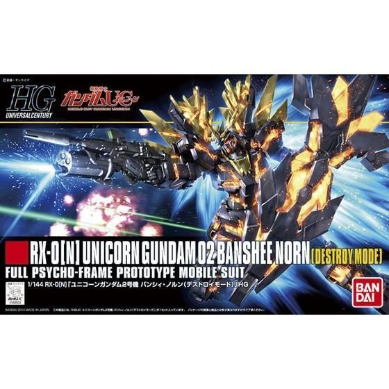 1/144 HGUC UNICORN GUNDAM 02 BANSHEE NORN (DESTROY MODE) Model Kit