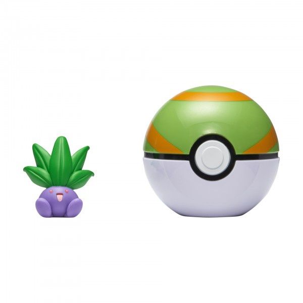 Pokemon - Clip 'N' Go Ball: Oddish + Nest Ball