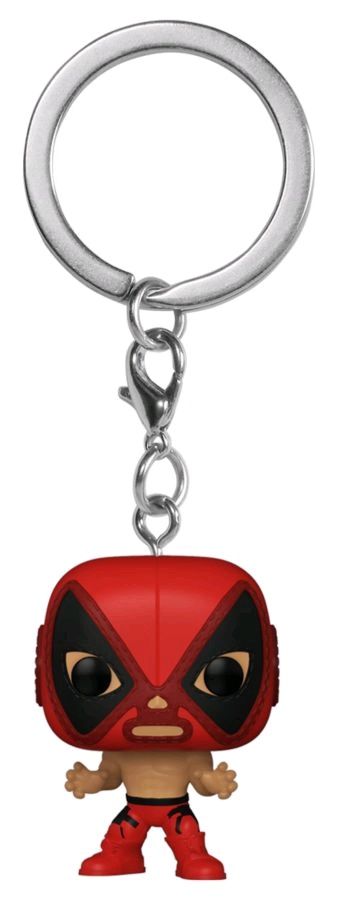 Deadpool - Luchador Deadpool Pocket Pop! Keychain