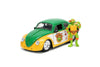 Teenage Mutant Ninja Turtles (TV 1987) - VW Beetle with Michelangelo 1:24 Scale