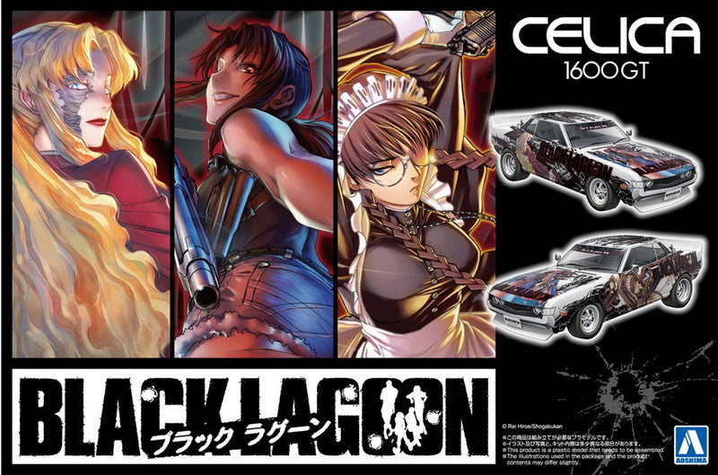 1/24 Black Lagoon TA22 Celica 1600Gt `72 (Toyota) Model Kit