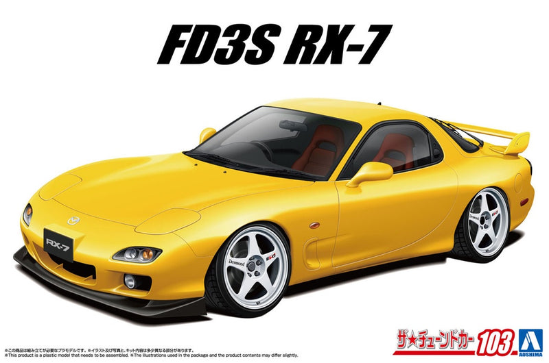 1/24 FD3S Rx-7 '02 Air Suspension Custom (Mazda) Model Kit
