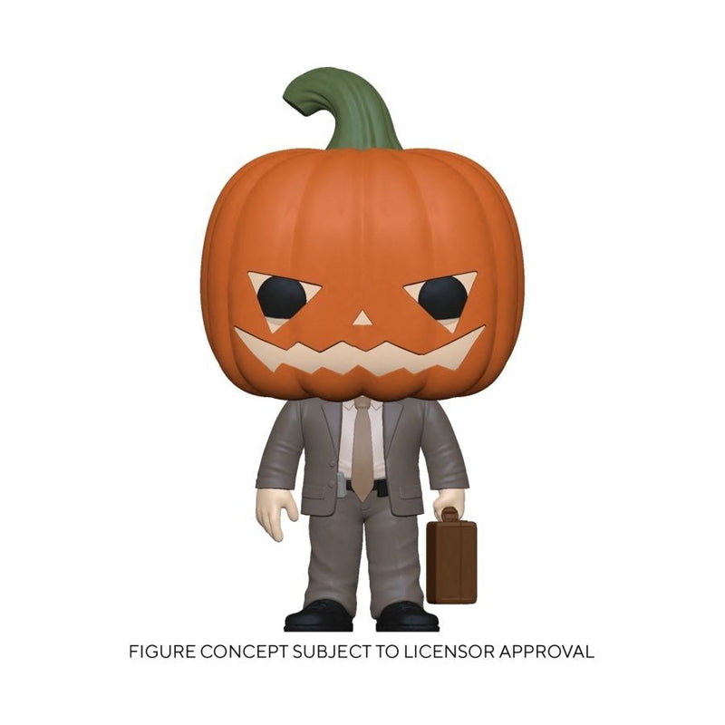 The Office - Dwight with Pumpkinhead Pop! Vinyl Figure