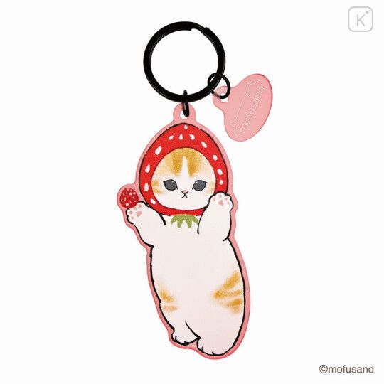 Mofusand: Matte Keychain - Strawberry