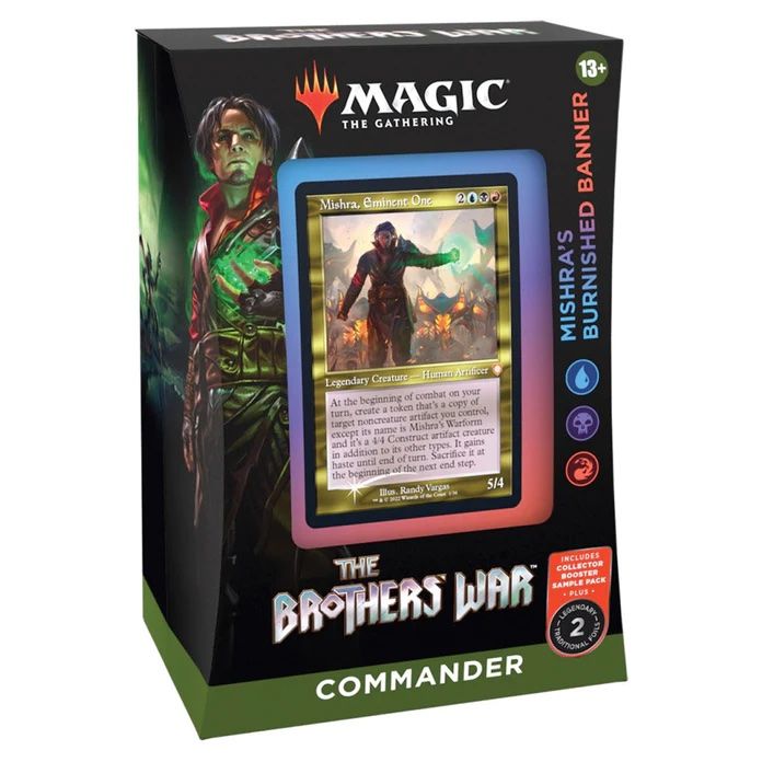 Magic The Brothers War Commander Deck - Mishra's Burnished Banner
