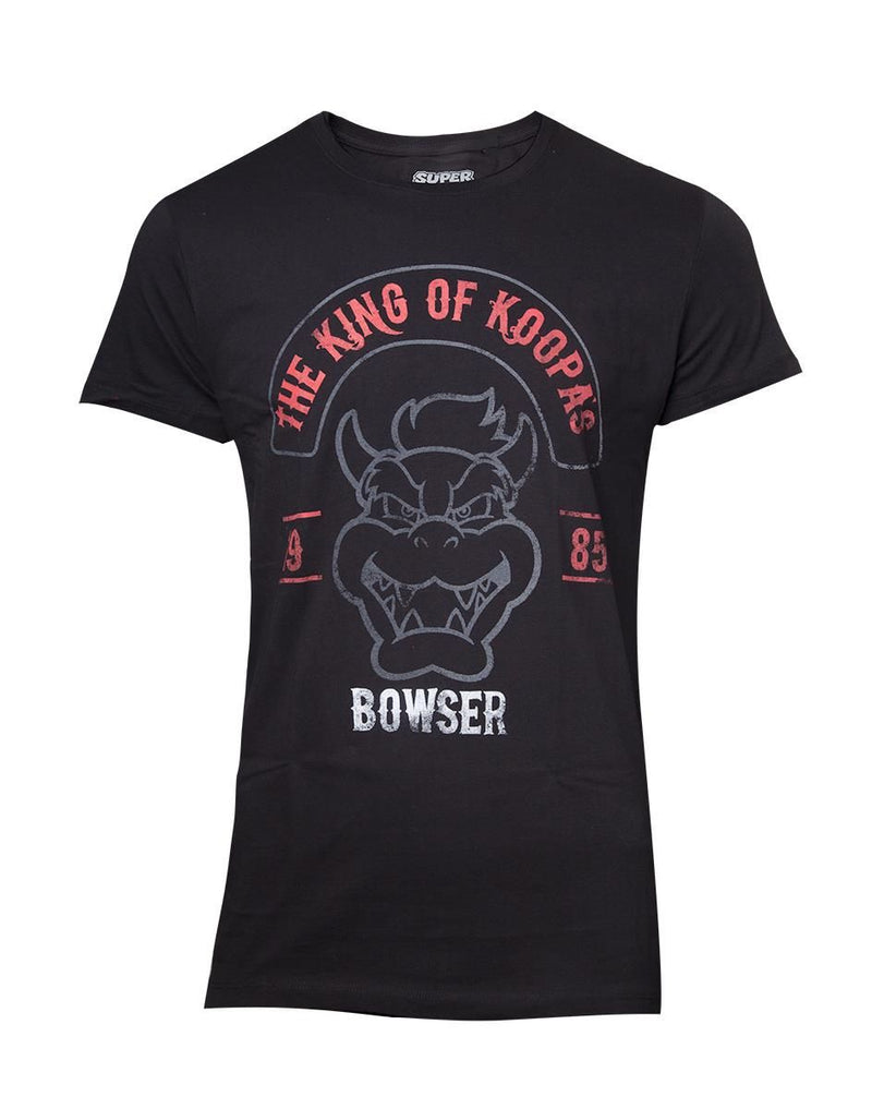 Super Mario - Bowser Biker Mens T-Shirt - XL