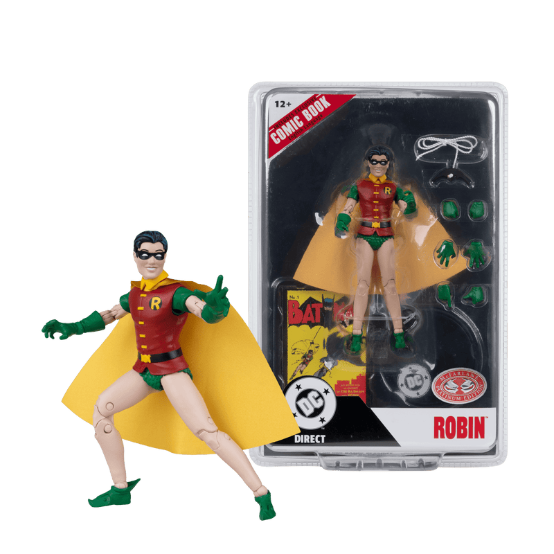 DC Comics - Robin Dick Gray Son (Batman #1) Page Punchers 7 Inch Figure with Comic