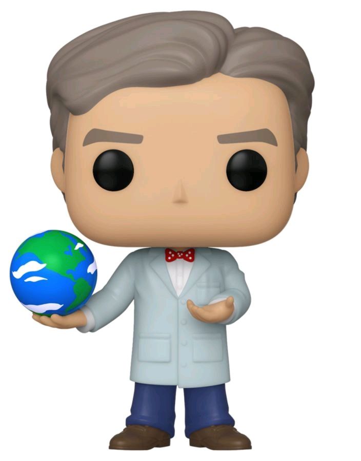 Icons - Bill Nye with Globe (US Exclusive) Pop! Vinyl Figure