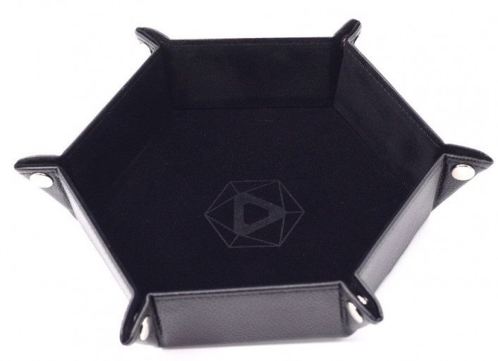 Die Hard Dice Folding Hex Tray - Black Velvet