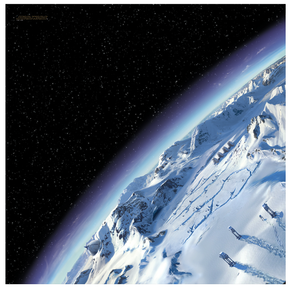 Star Wars Battle of Hoth Playmat