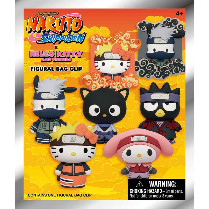 Hello Kitty x Naruto - Figural Bag Clip Blind Bag Figure (Single)