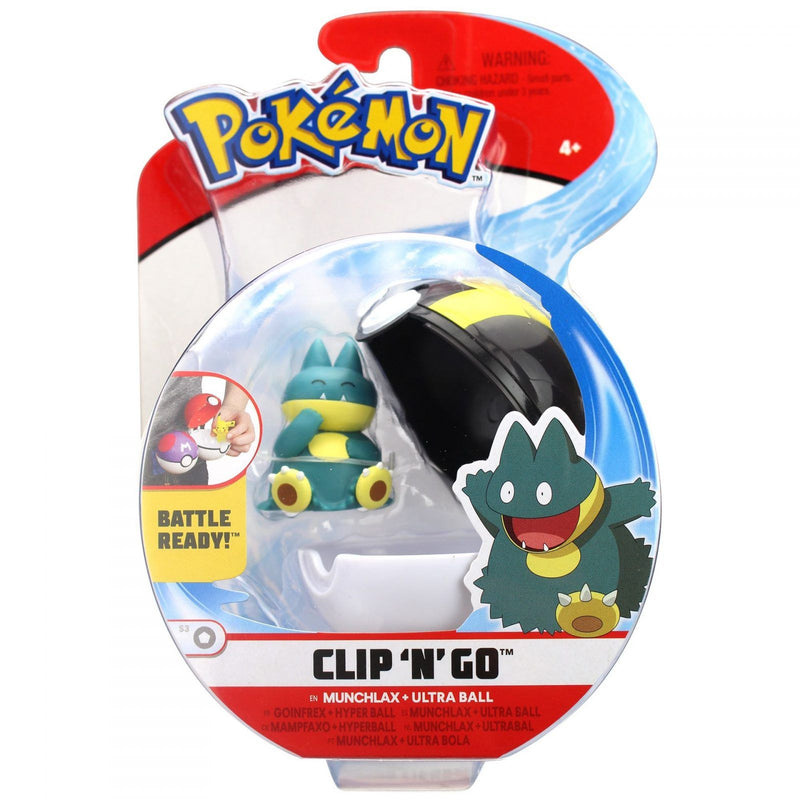 Pokemon - Clip 'N' Go Ball: Munchlax + Ultra Ball