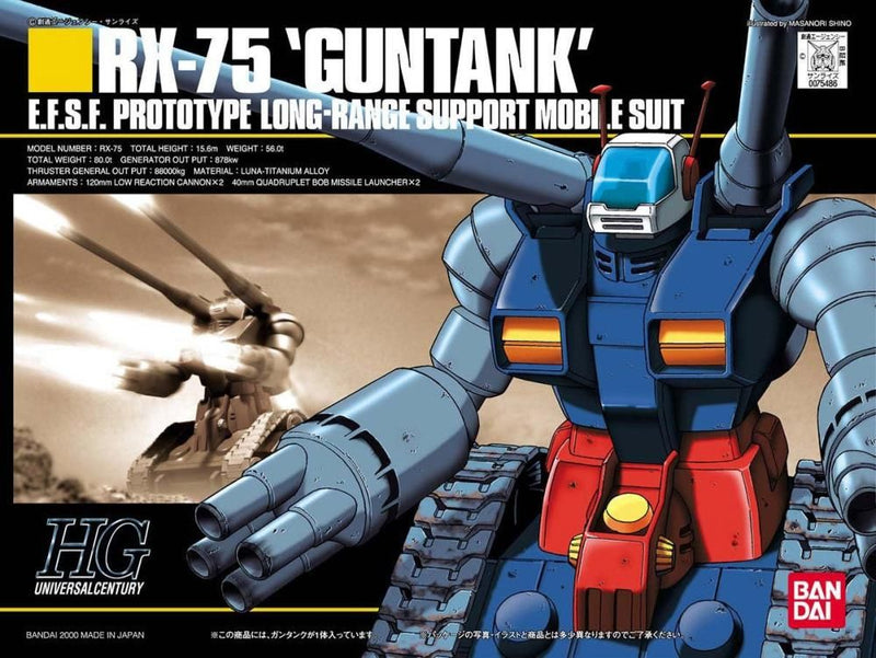 HGUC 1/144 Guntank Model Kit