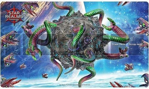 Star Realms Frontiers Infested Moon Playmat