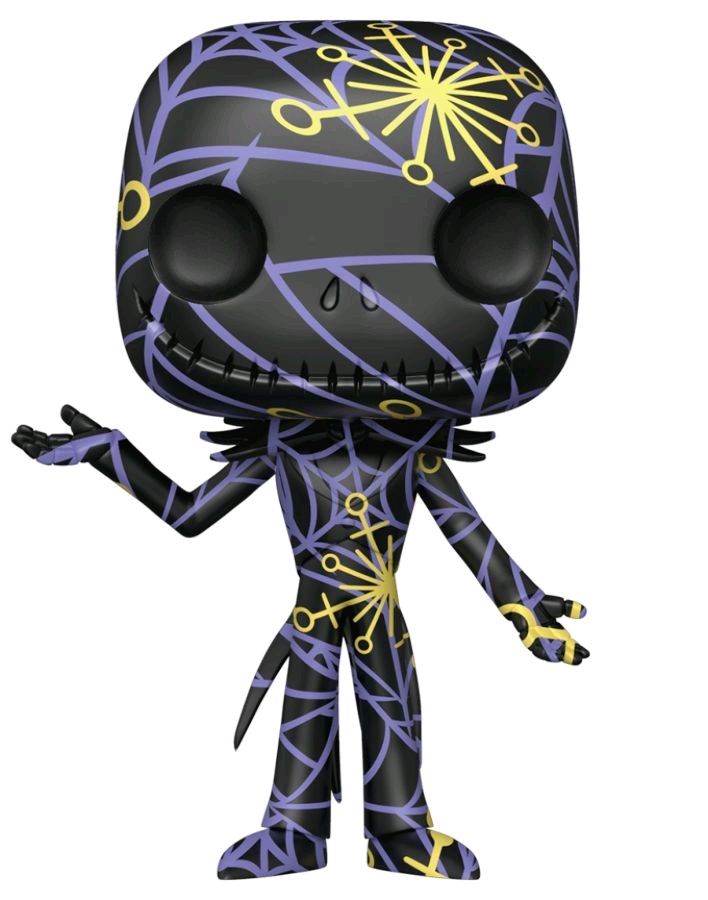 The Nightmare Before Christmas - Jack (Artist) Black & Yellow (US Exclusive) Pop! with Protector
