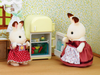 Sylvianian Families: Chocolate Rabbit Mother Set (Fridge)