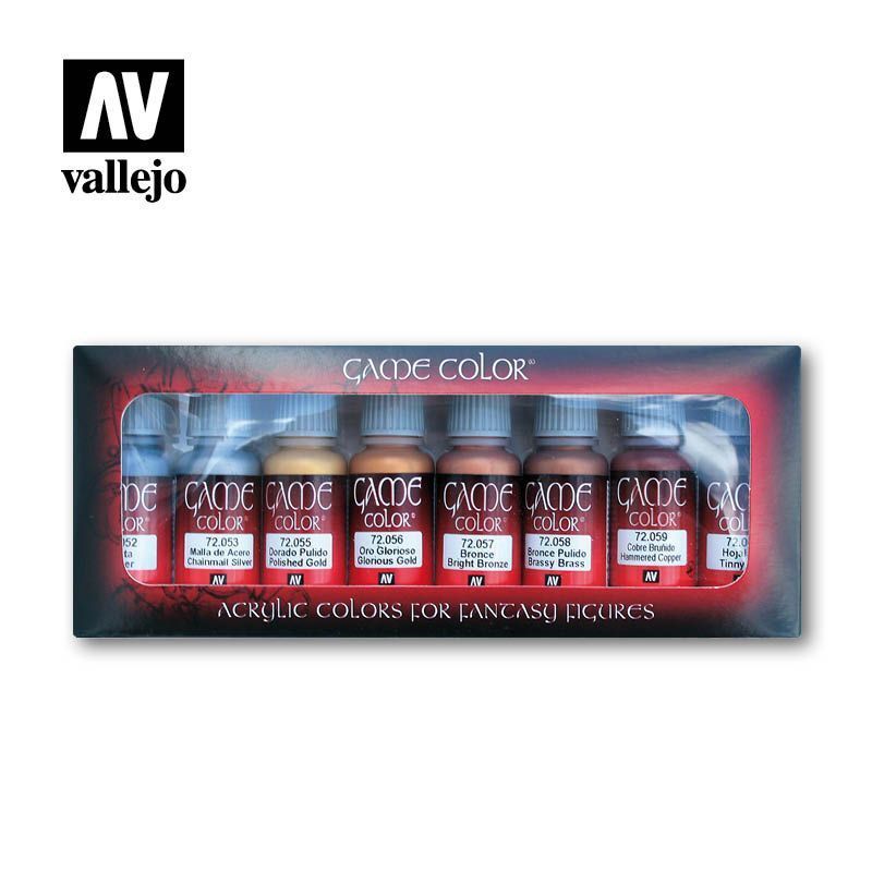 Vallejo Model Colour - Metallic Colours 8 Colour Set