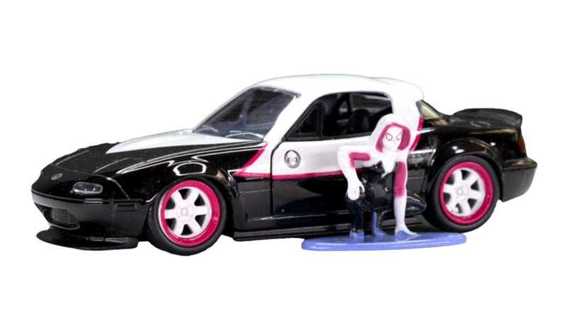 Marvel - 1990 Mazda Miata with Ghost Spider 1:32 Scale Set