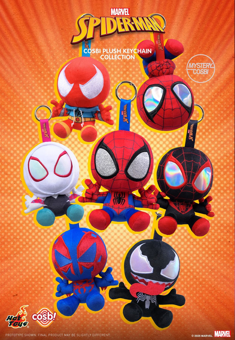 Hot Toys: Cosbi! Spider-Man - Plush Keychain Series Blind Box (Single)