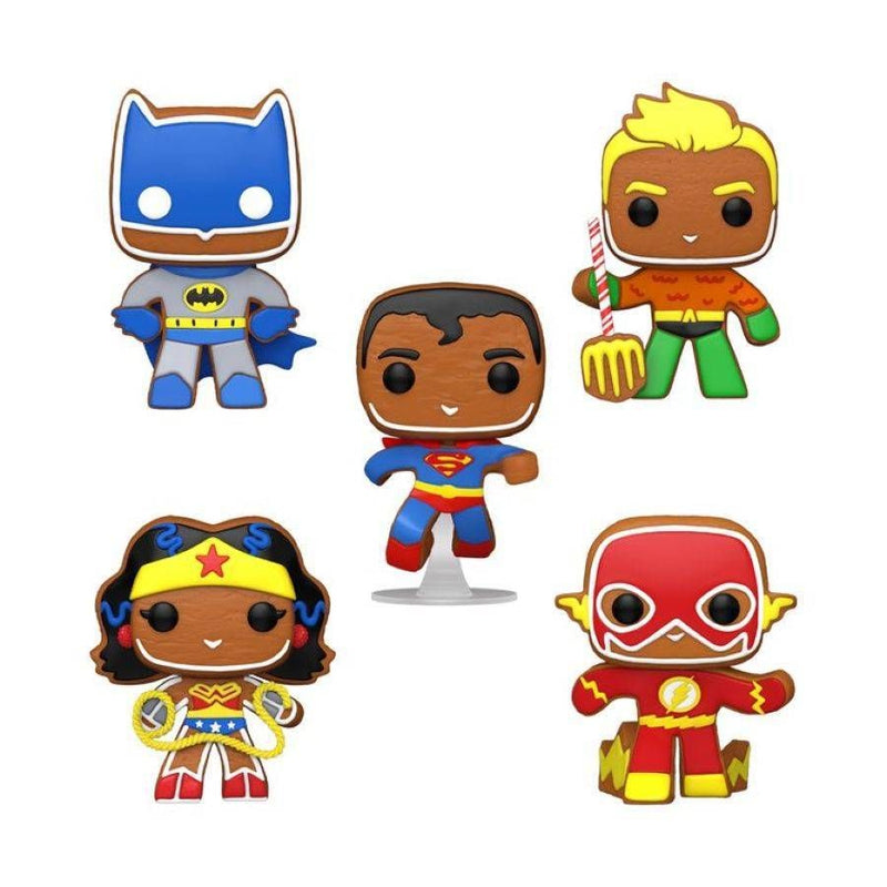 DC Comics - Gingerbread Heroes (US Exclusive) Pop! Vinyl 5 Pack