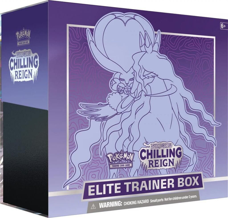 Pokemon TCG Sword and Shield Chilling Reign Elite Trainer Box - Shadow Rider Calyrex