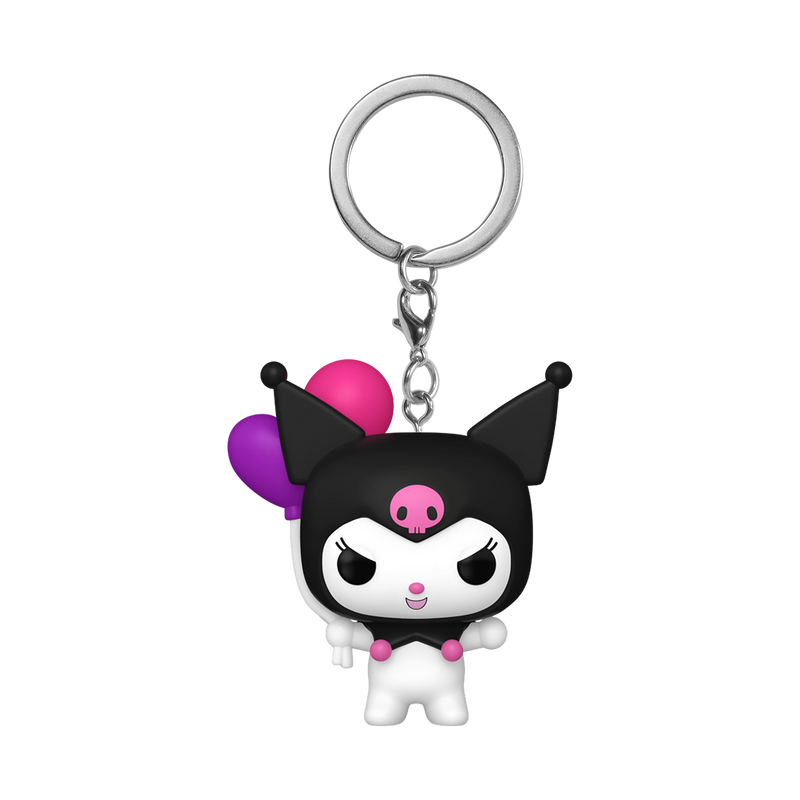 Hello Kitty - Kuromi with Balloons (US Exclusive) Pop! Keychain