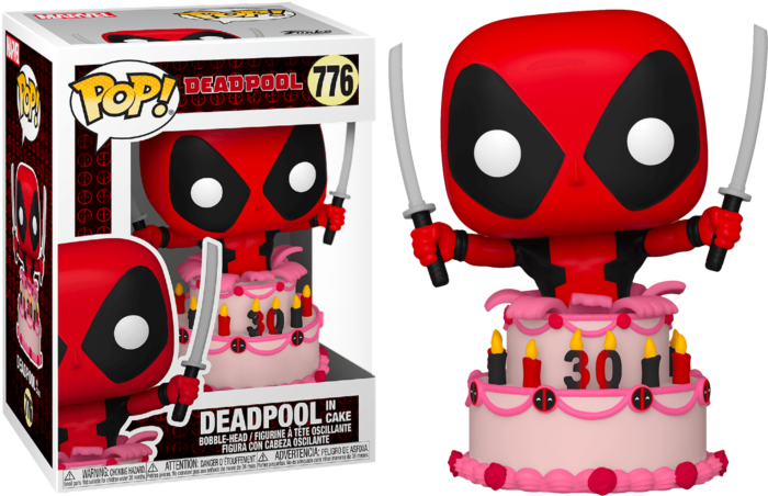 Deadpool - Deadpool in Cake 30th Anniversary Pop! Vinyl Figure