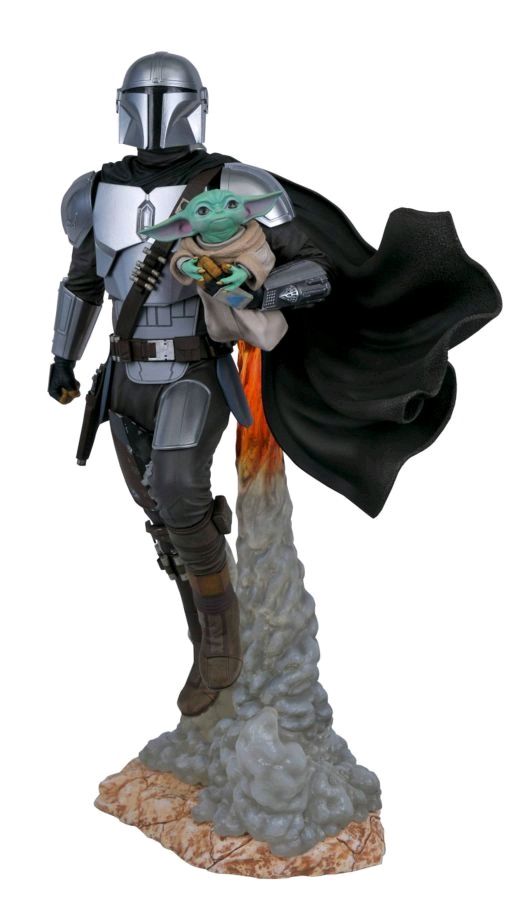Star Wars: The Mandalorian - Mandalorian & The Child Milestones Statue