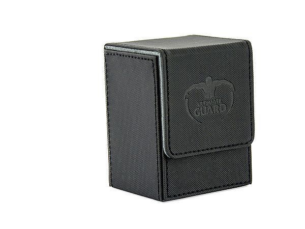 Ultimate Guard Flip Deck Case 80+ Standard Size XenoSkin Black Deck Box