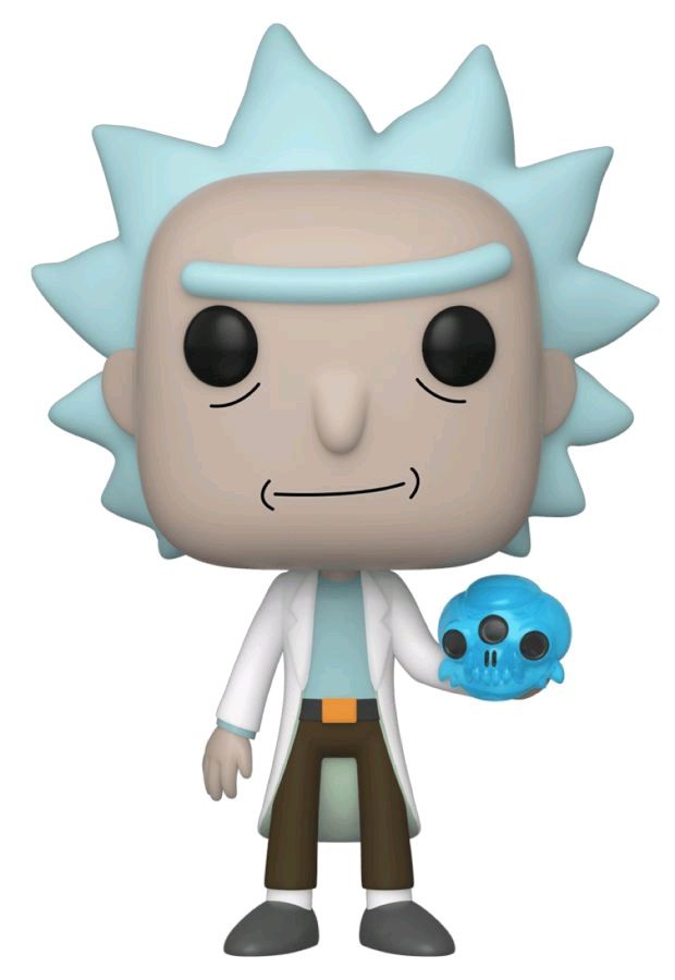 Rick and Morty - Rick with Crystal Skull Pop! Vinyl Figure