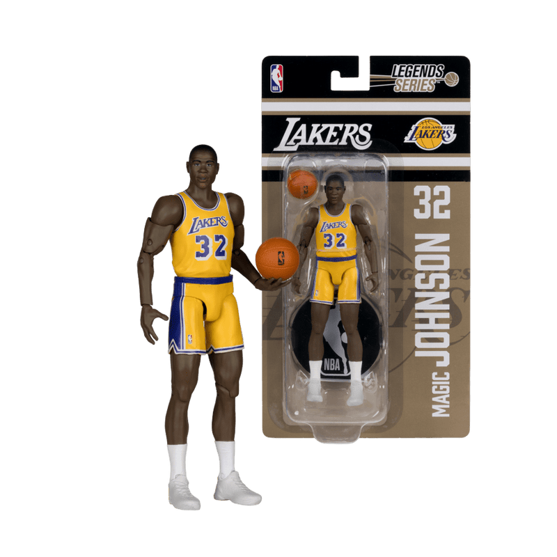 NBA - Earvin Magic Johnson (Legends Series) 6 Inch Articulated Figure