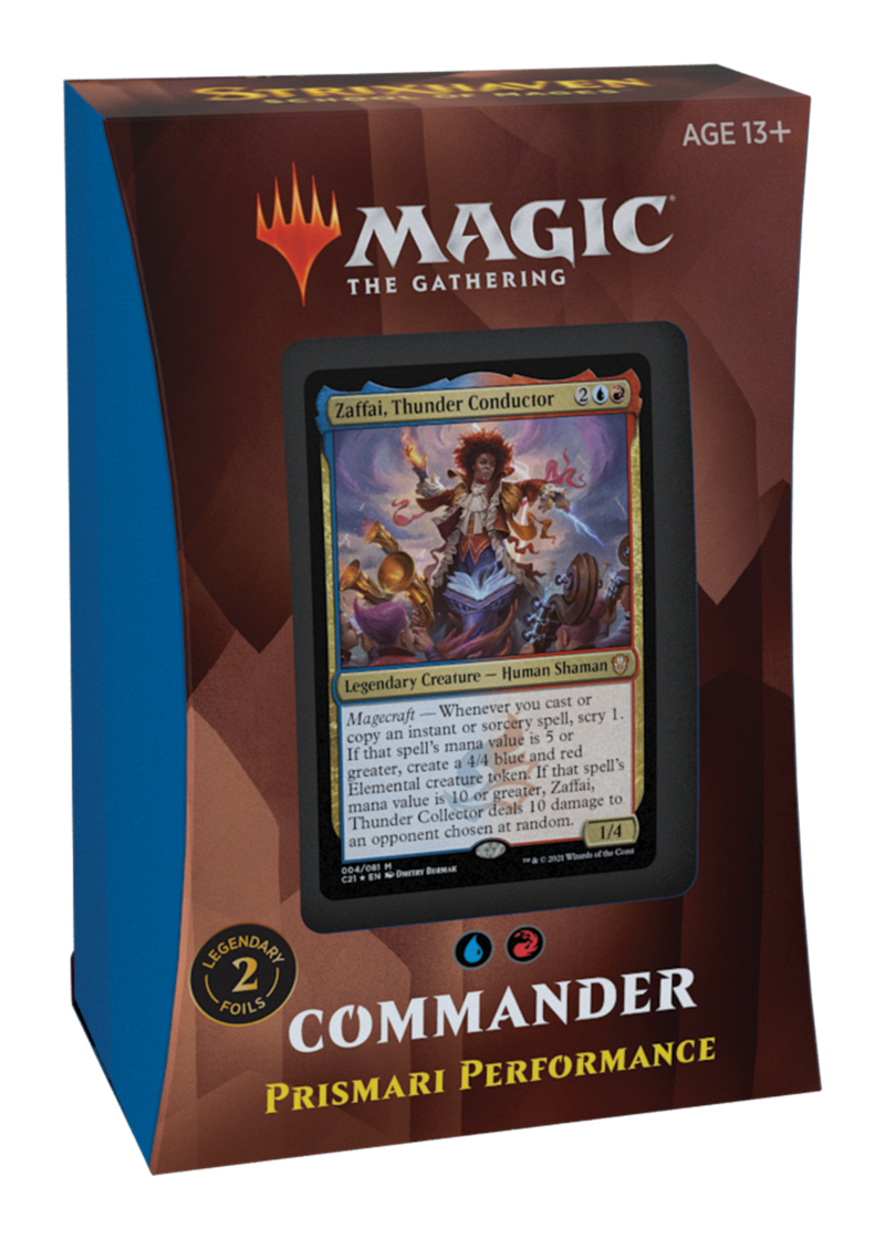 Magic: The Gathering - Strixhaven: School of Mages Prismari Performance Commander Deck