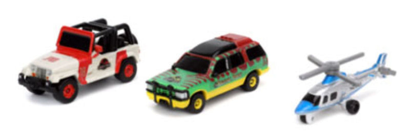 Jurassic Park - Nano Hollywood Ride 3 Pack