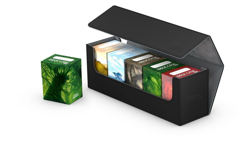 Ultimate Guard Arkhive Flip Case 400+ Standard Size XenoSkin Black Deck Box