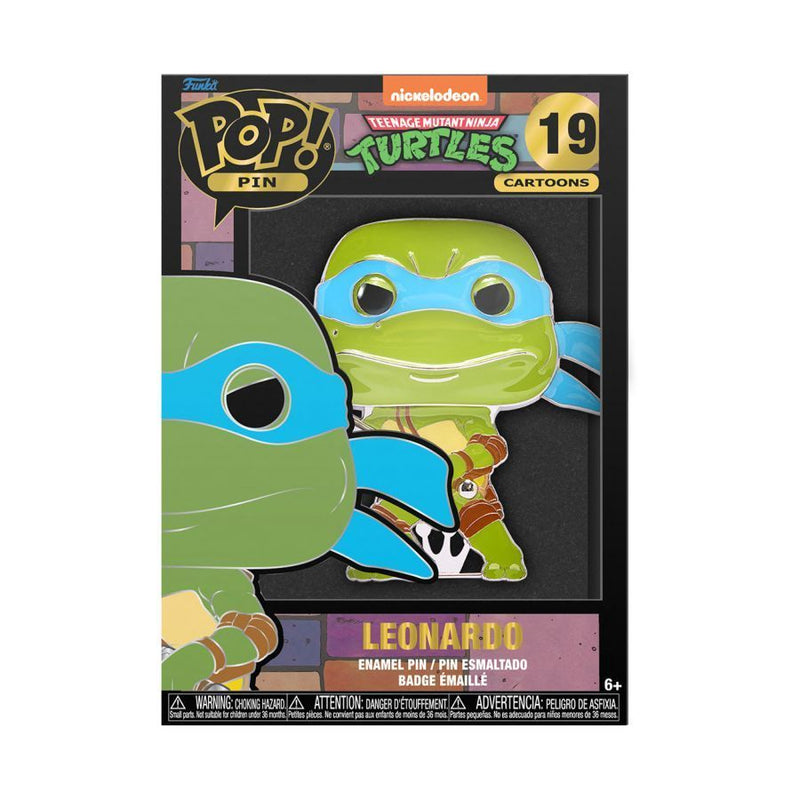 Teenage Mutant Ninja Turtles (TV 1987) - Leonardo 4in Pop! Enamel Pin