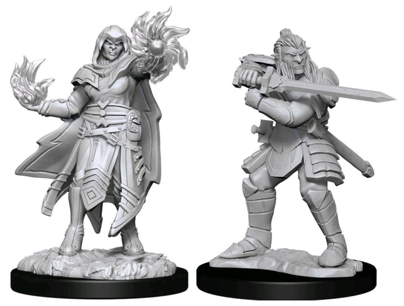 Dungeons & Dragons - Nolzurs Marvelous Unpainted Minis: Hobgoblin Fighter Male & Wizard Female