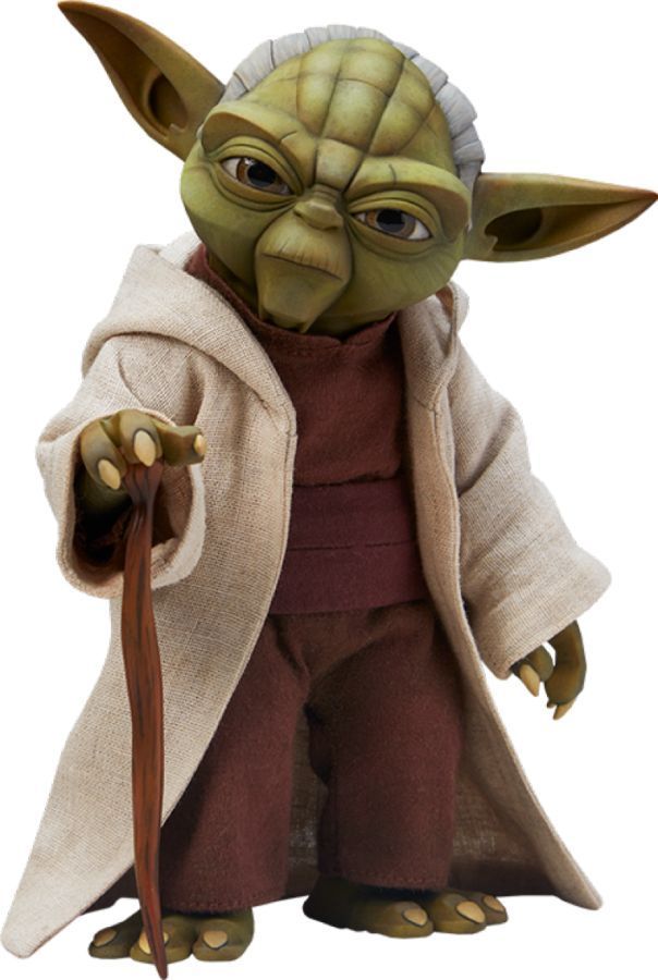 Star Wars: The Clone Wars - Yoda 1:6 Scale Action Figure