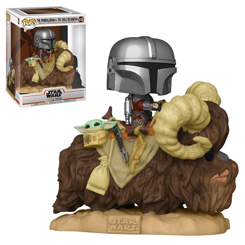 Star Wars: The Mandalorian - Mandalorian and the Child on Bantha Pop! Deluxe Figure
