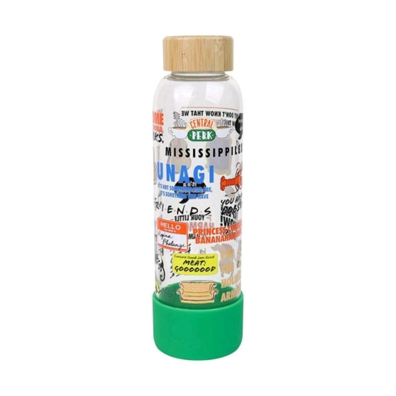 Friends - Quotes Glass Water Bottle