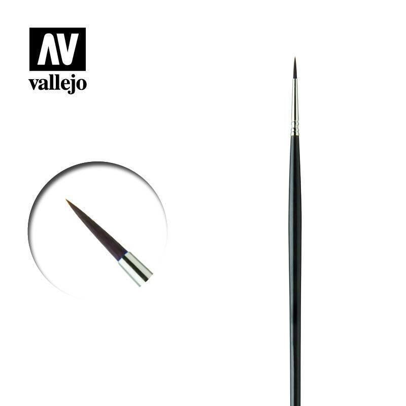 Vallejo Brushes - Kolinsky Sable Brush No.8