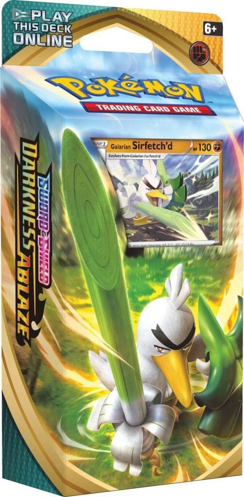 POKÉMON TCG Sword and Shield- Darkness Ablaze Sirfetch'd Theme Deck