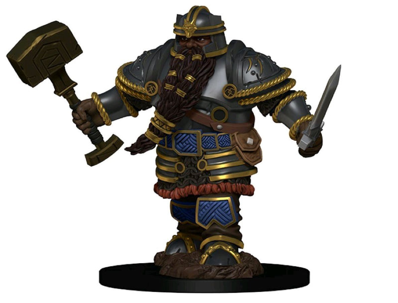 Dungeons & Dragons - Premium Dwarf Male Fighter Miniature