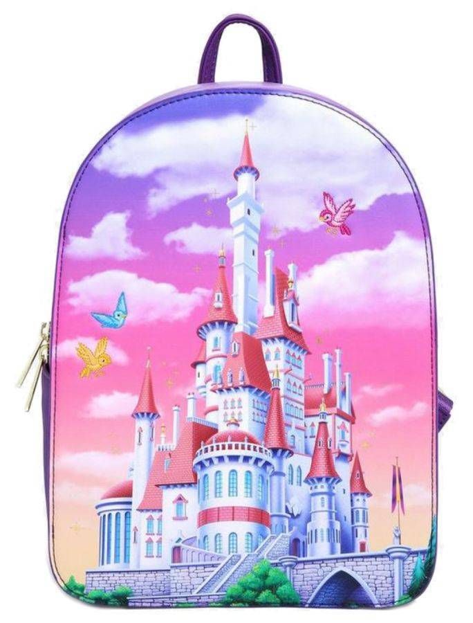 Beauty and the Beast (1991) - Castle Snap Flap (US Exclusive) Mini Backpack