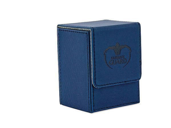Ultimate Guard Flip Deck Case 80+ Standard Size XenoSkin Blue Deck Box