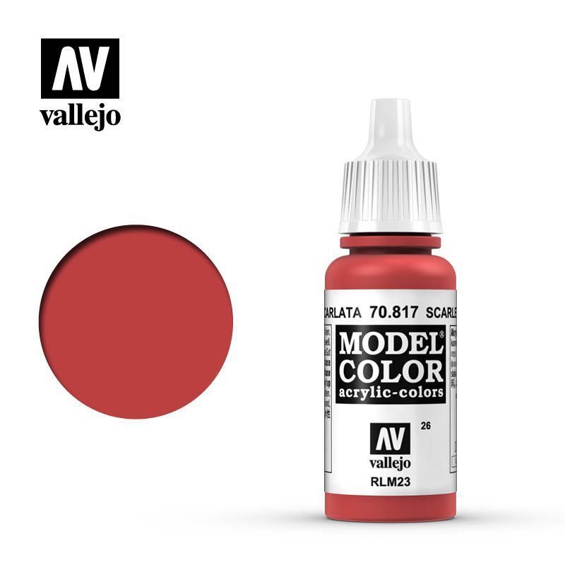 Vallejo Model Colour - Scarlet 17 ml