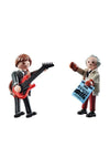 Back to the Future - Marty McFly and Dr. Emmett Brown 6pc Playmobil Set