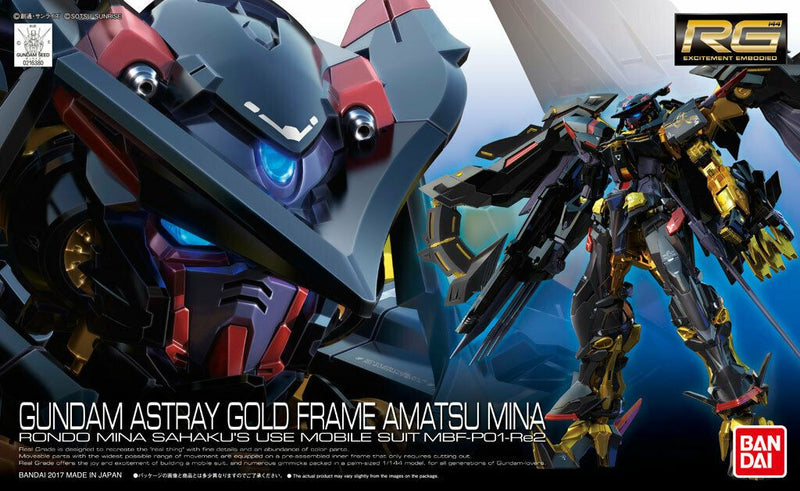 RG 1/144 Gundam Astray Goldframe Amatsu Mina Model Kit