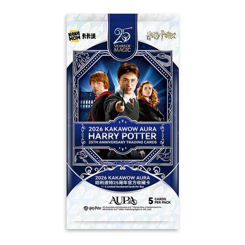 KAKAWOW: AURA - Harry Potter 25th Anniversary Trading Card Booster (Single)