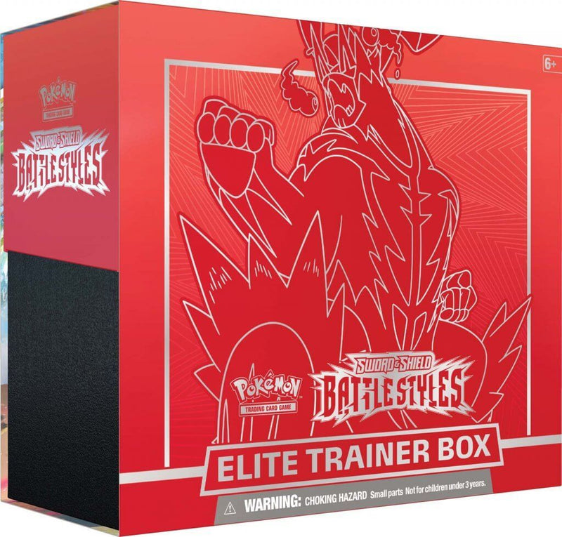 Pokemon TCG - Sword and Shield: Battle Styles Elite Trainer Box (Single Strike Urshifu) RED
